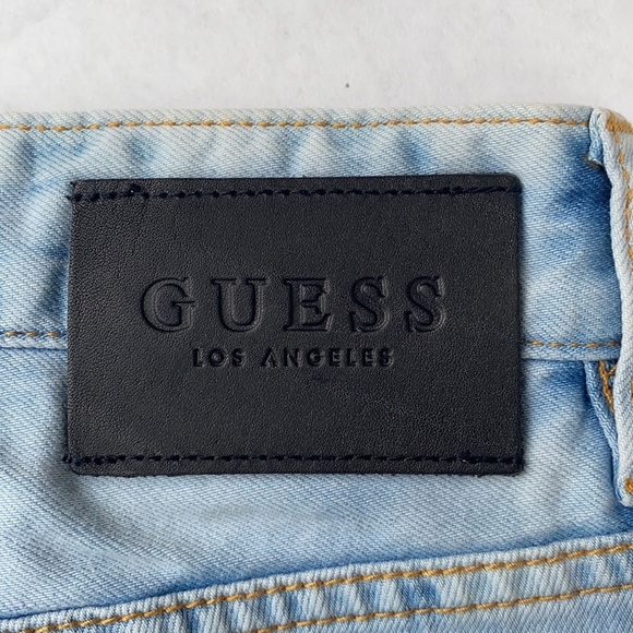 New GUESS Men's Regular Fit Denim Shorts SZ 32 - Picture 7 of 7